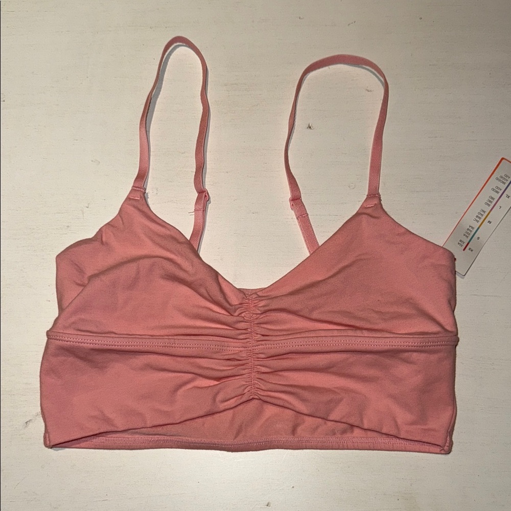 Colsie Pink Ruched Bandeau NEW sz Small